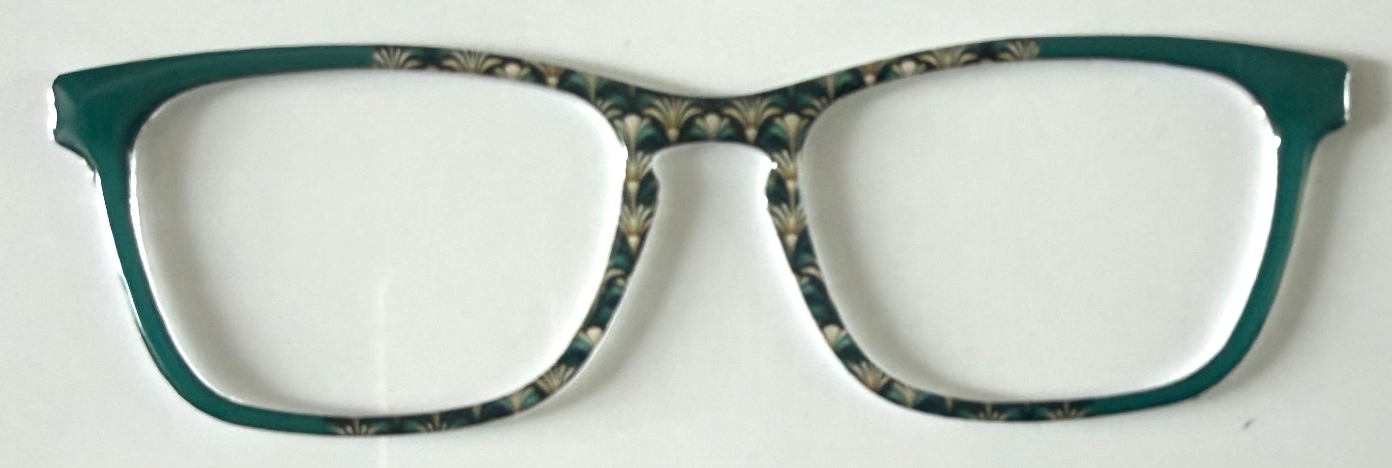 NEW Casper Topper; Framefetti; misc design/turquoise vertical split