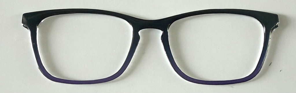 Casper Topper; black to blue gradient with oops