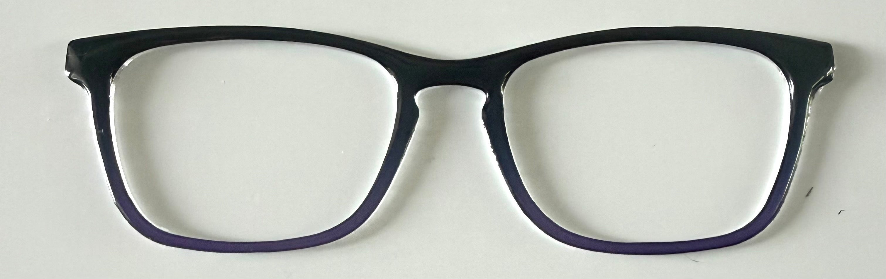 Casper Topper; black to blue gradient with oops