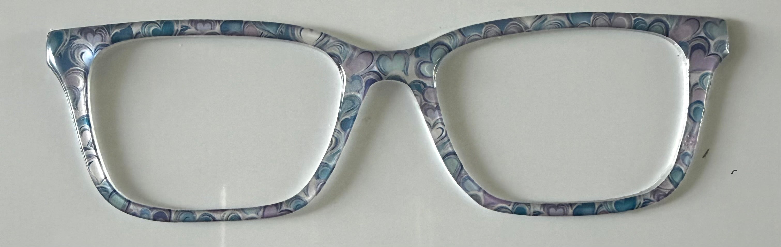 NEW Casper Topper; Framefetti; blue and purple hearts