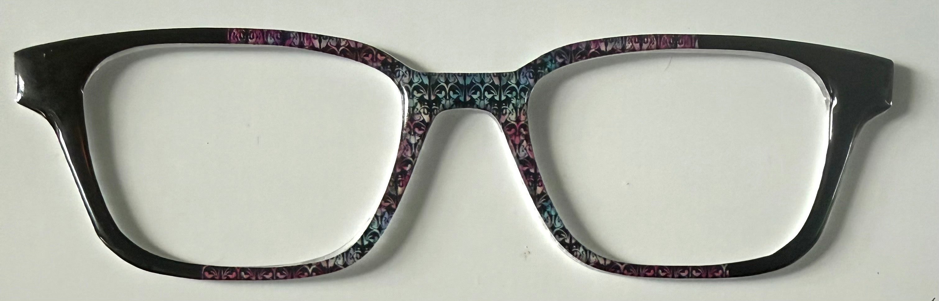 NEW Finley Topper; Framefetti; misc design/black vertical split 2