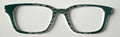 NEW Finley Topper; Framefetti; patterned deep green vertical split