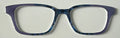 NEW Finley Topper; Framefetti; blue floral/purple gray vertical split