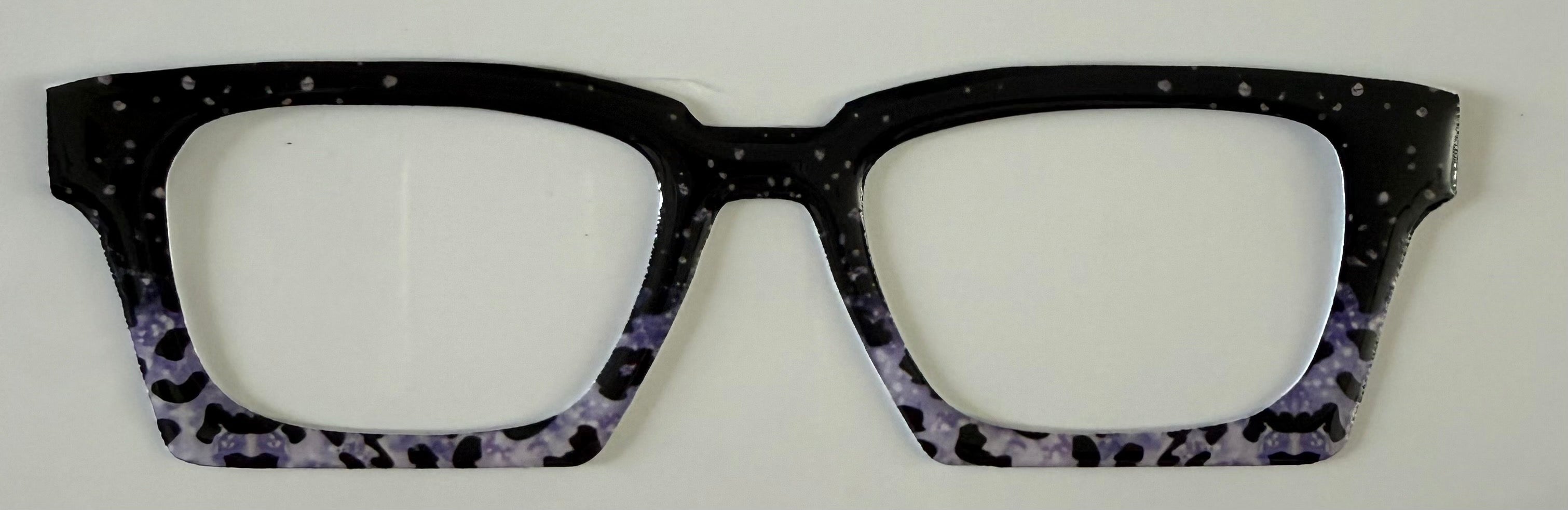 NEW Finley Thick Topper; Framefetti; purple dots to animal print