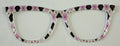 Harper Topper; translucent heart stained glass