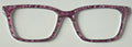 NEW Larkin Topper; Framefetti;  purple stone design vertical