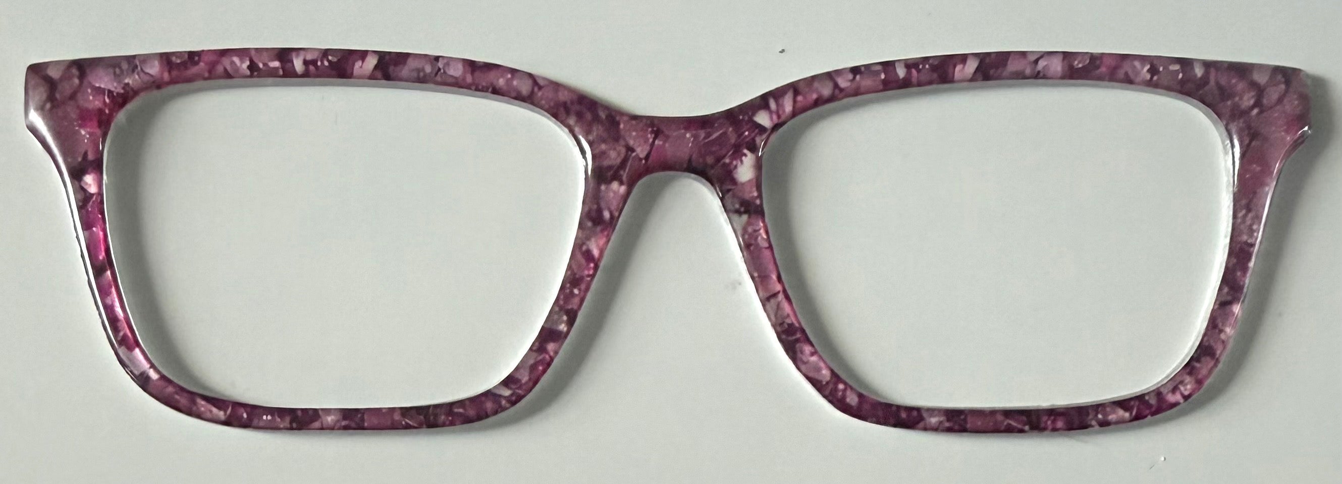 NEW Larkin Topper; Framefetti;  purple stone design vertical