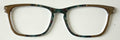 NEW Larkin Topper; Framefetti;  misc dark toned design/brown vertical split