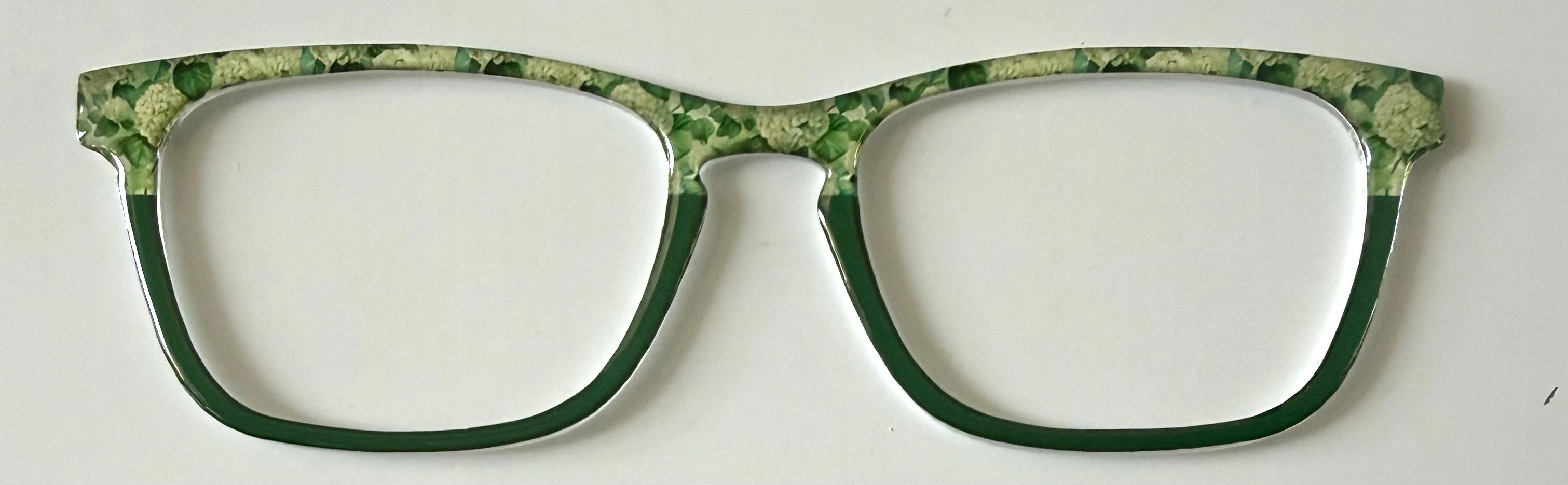 NEW Larkin Topper; Framefetti;  leaves to deep green vertical split