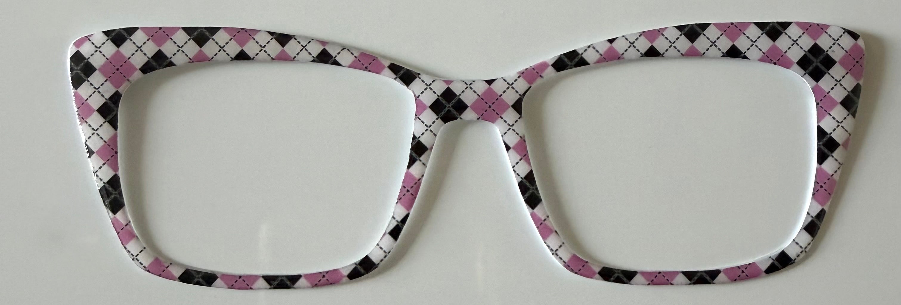 Kirby Topper; hybrid; pink/black/white argyle 2