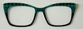 Kirby Topper; hybrid; teal checkered and animal print/black split
