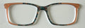 NEW Kirby Topper; Framefetti; floral/apricot vertical split