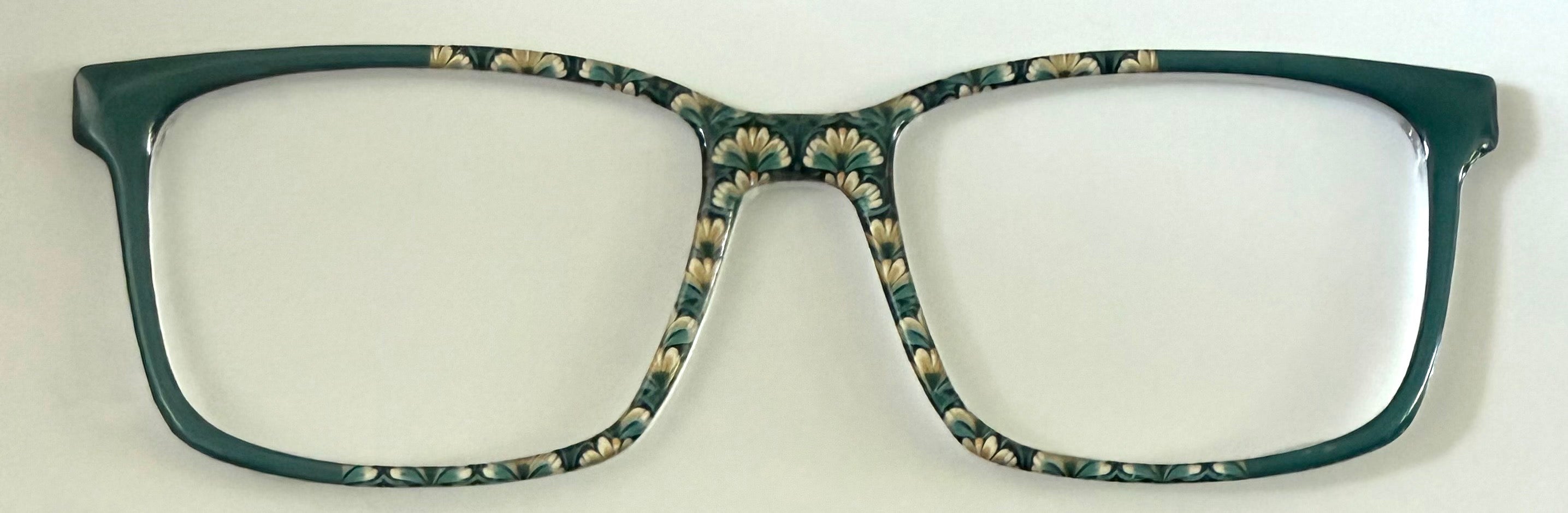 NEW Kirby Topper; Framefetti; deep green pattern vertical split