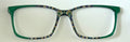 NEW Kirby Topper; Framefetti; green pattern vertical split