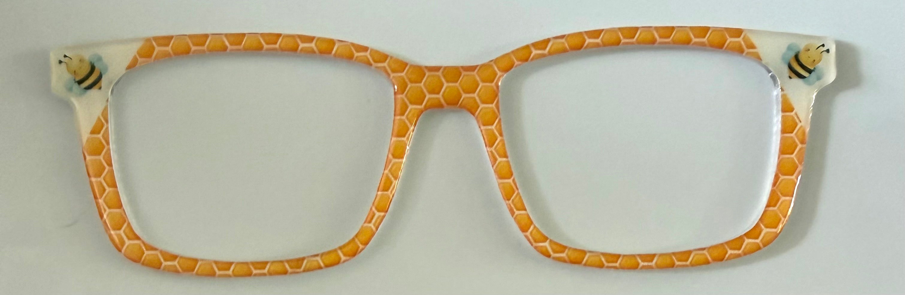 NEW Kirby Topper; Framefetti; honeycomb with bees in corners