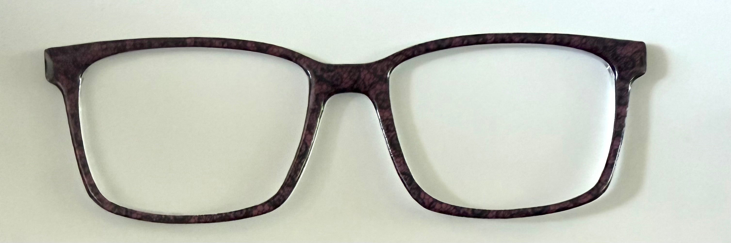 NEW Kirby Topper; Framefetti; plum and black pattern