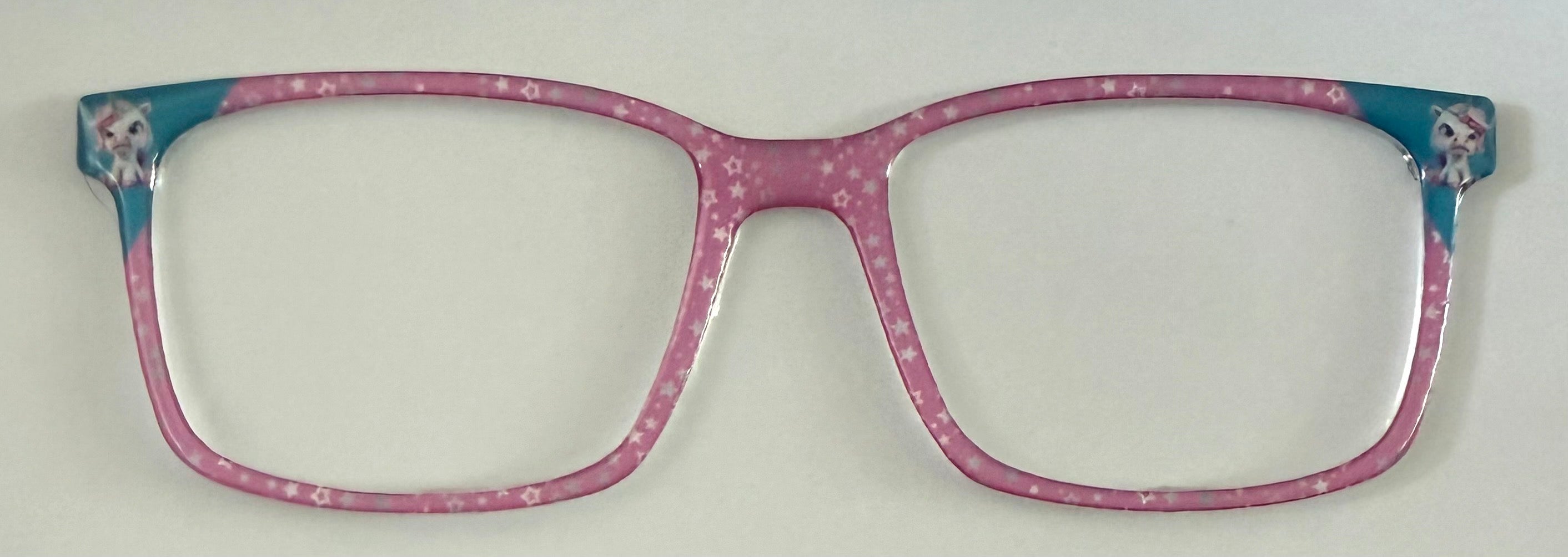 NEW Kirby Topper; Framefetti; pink stars with corner unicorns