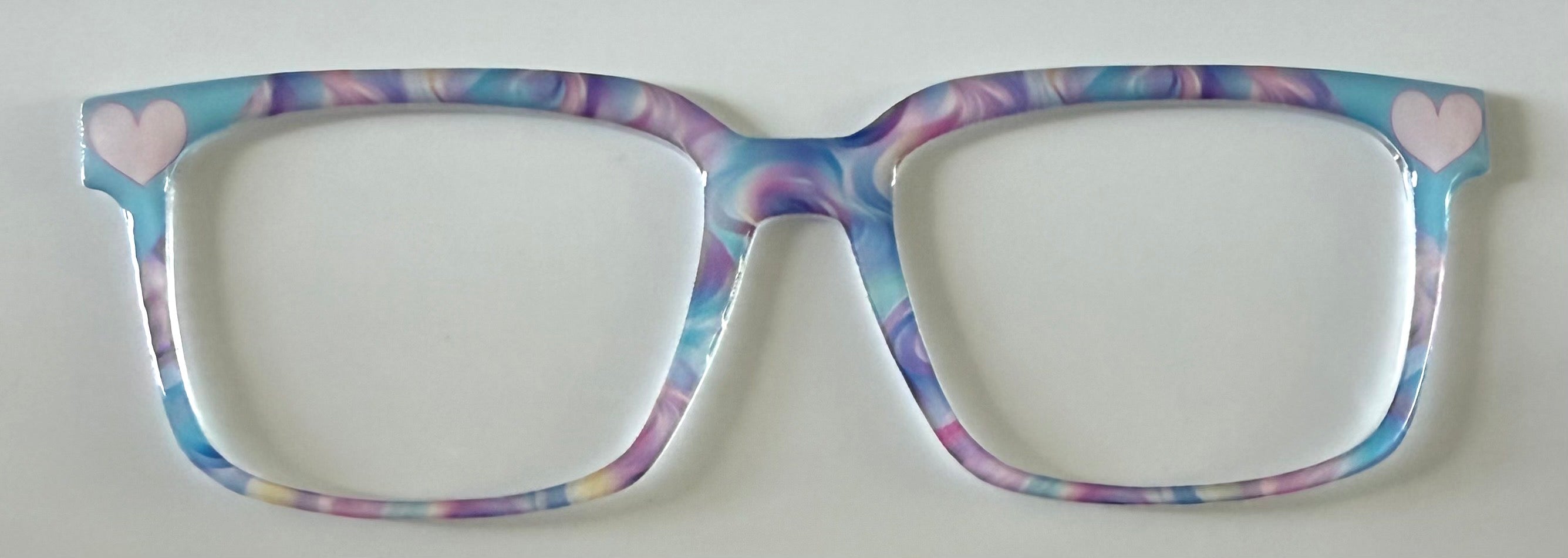NEW Kirby Topper; Framefetti; pastel swirls with corner hearts