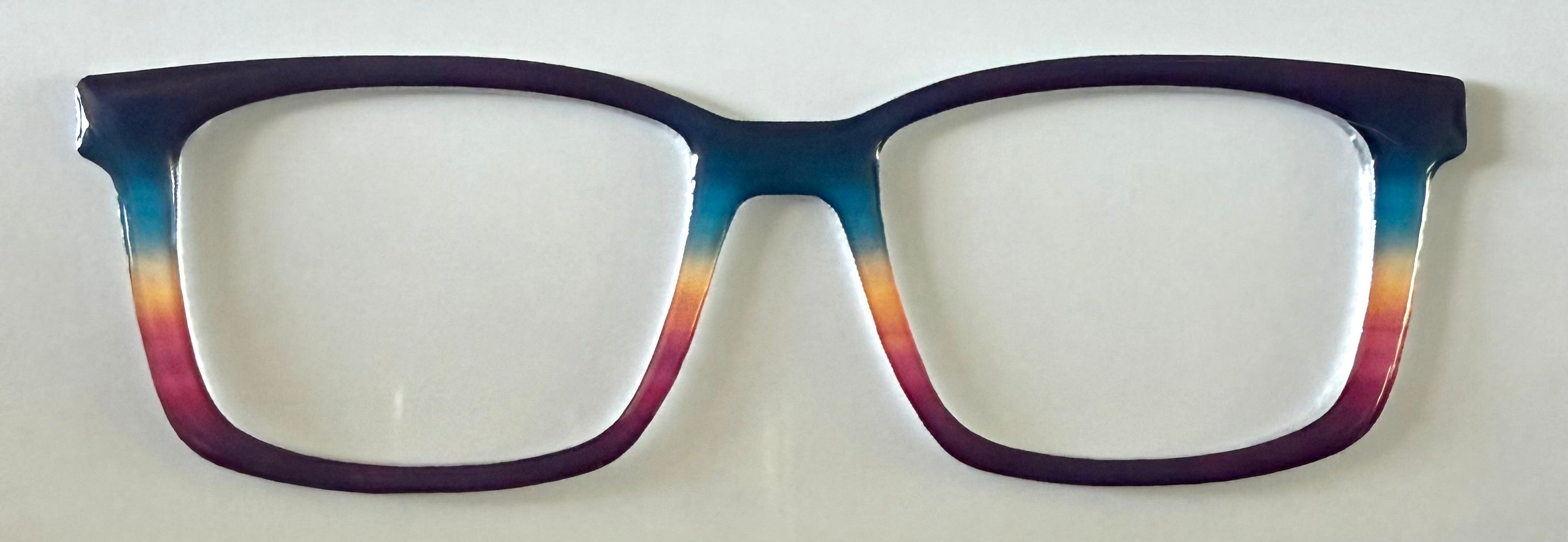 NEW Kirby Topper; Framefetti; multicolored gradient