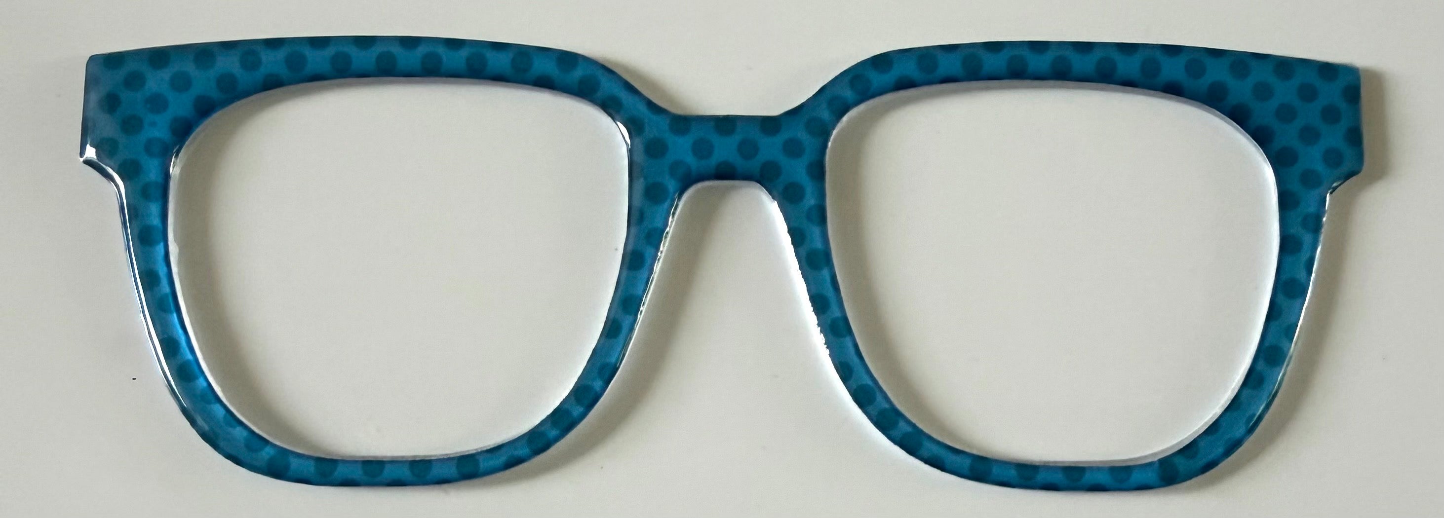NEW Murphy Topper; Framefetti; blue polka dot