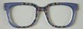 NEW Murphy Topper; Framefetti; floral design/light purple vertical split
