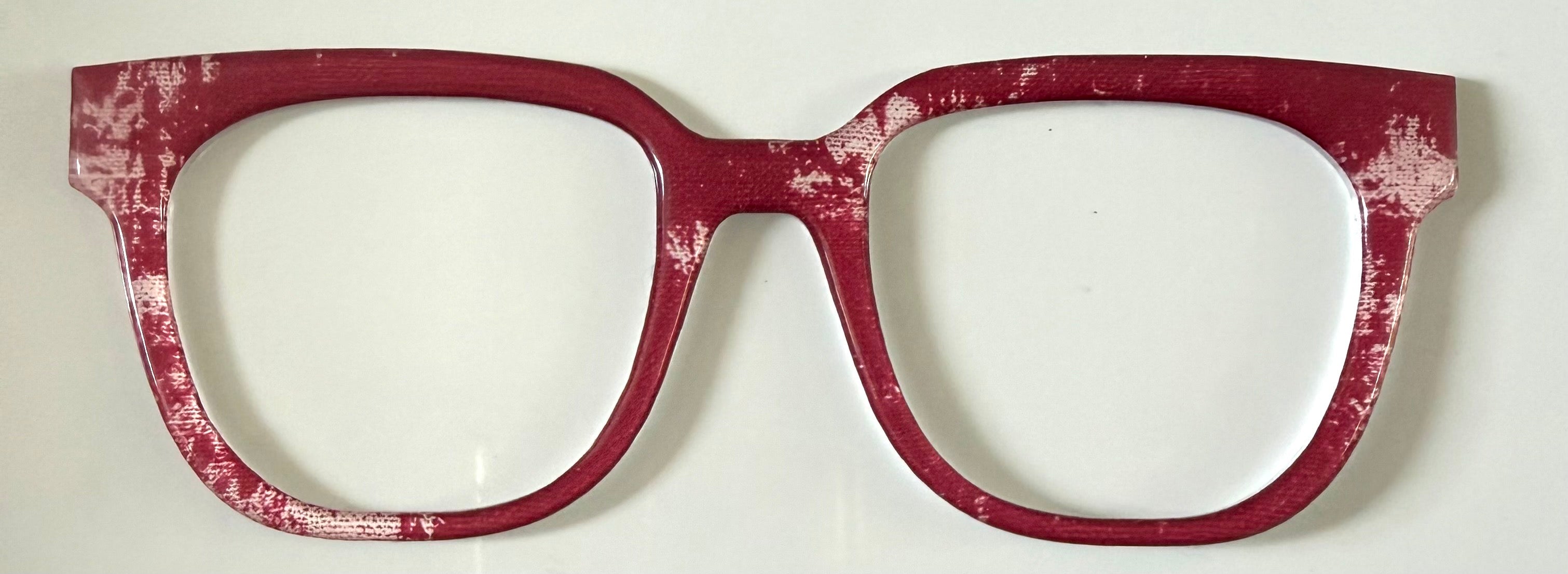 NEW Murphy Topper; Framefetti; red with pink accents