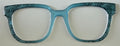 NEW Murphy Topper; Framefetti; light blue/black lace vertical split