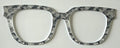 NEW Murphy Topper; Framefetti; black and white paisley
