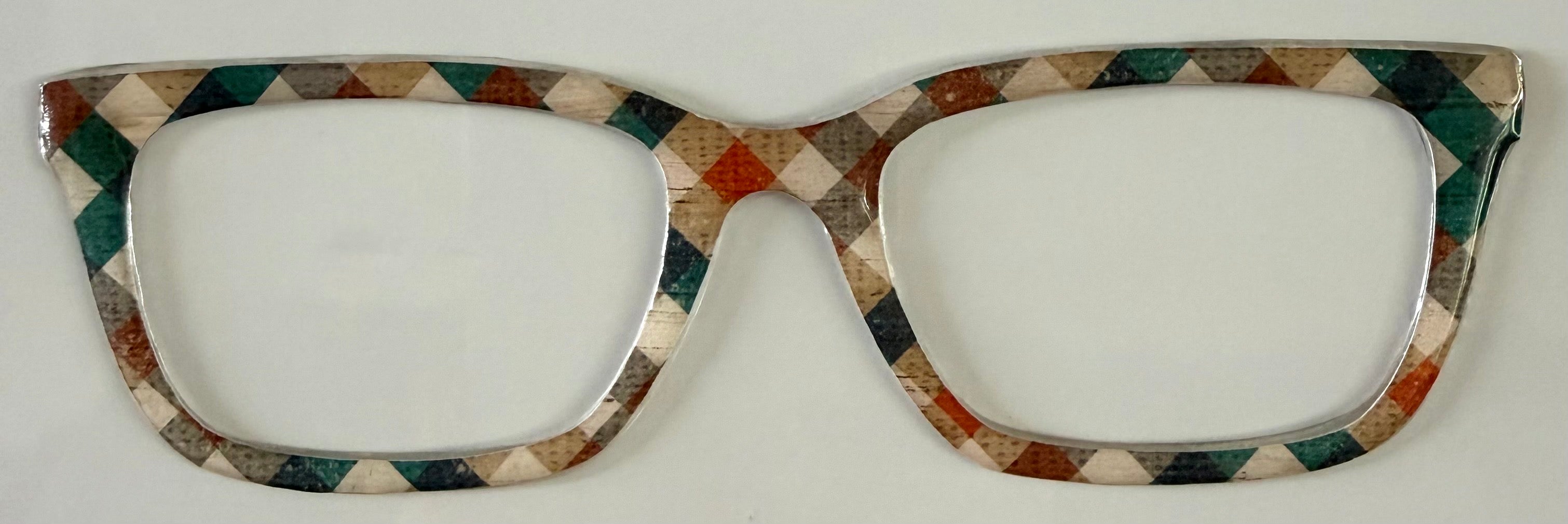 Larkin Topper; deep toned checkered