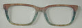 Larkin Topper; metal; textured tan and green