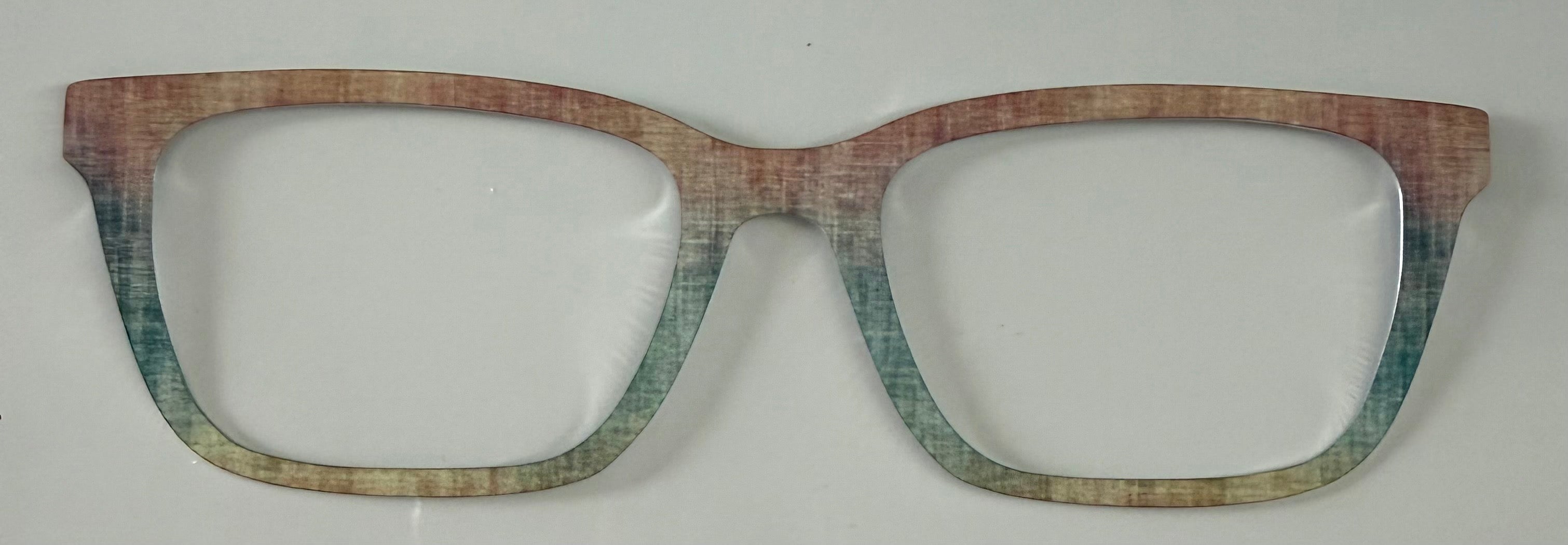 Larkin Topper; metal; textured tan and green