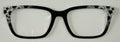 Larkin Topper; metal; black with flower corners