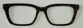 Larkin Topper; metal; deep brown and black tort