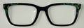 Larkin Topper; metal; sblack with green corners