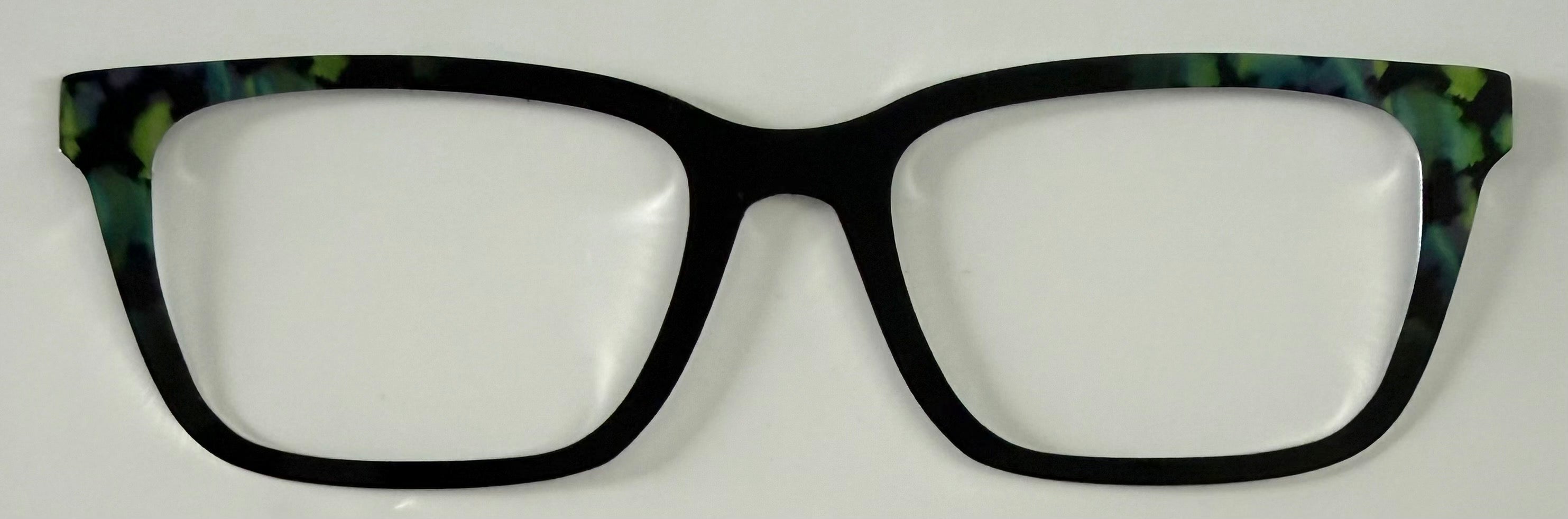 Larkin Topper; metal; sblack with green corners
