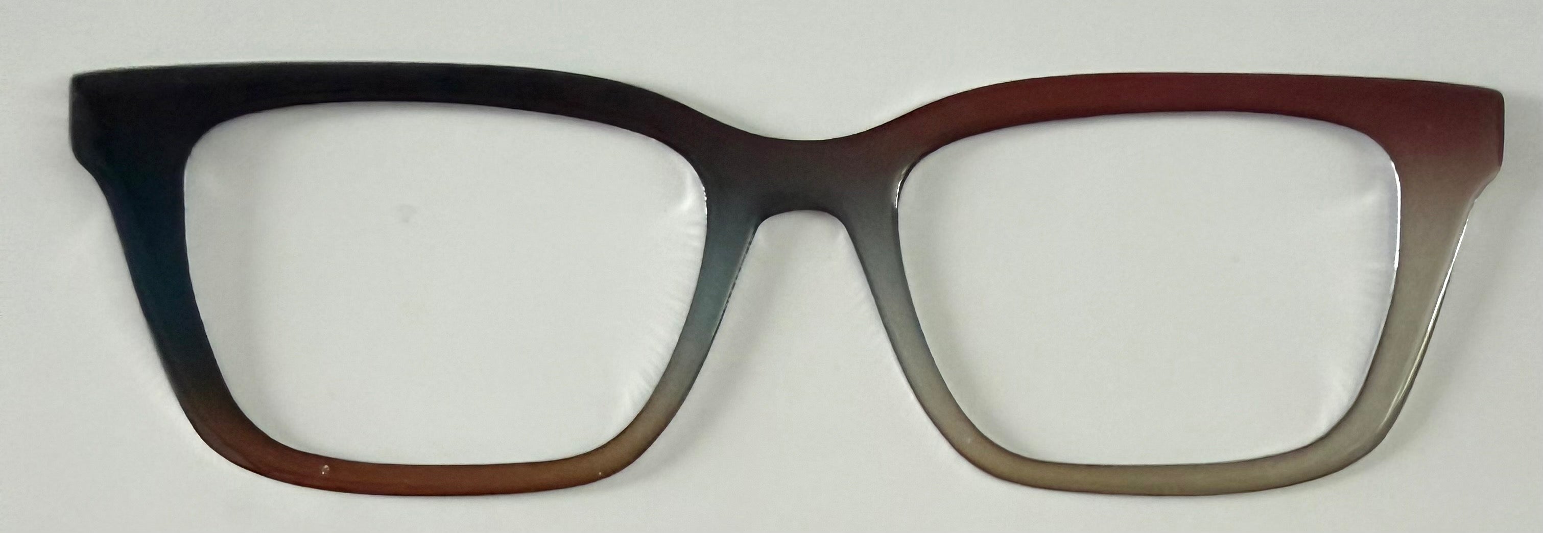Larkin Topper; black/plum/gold diagonal gradient
