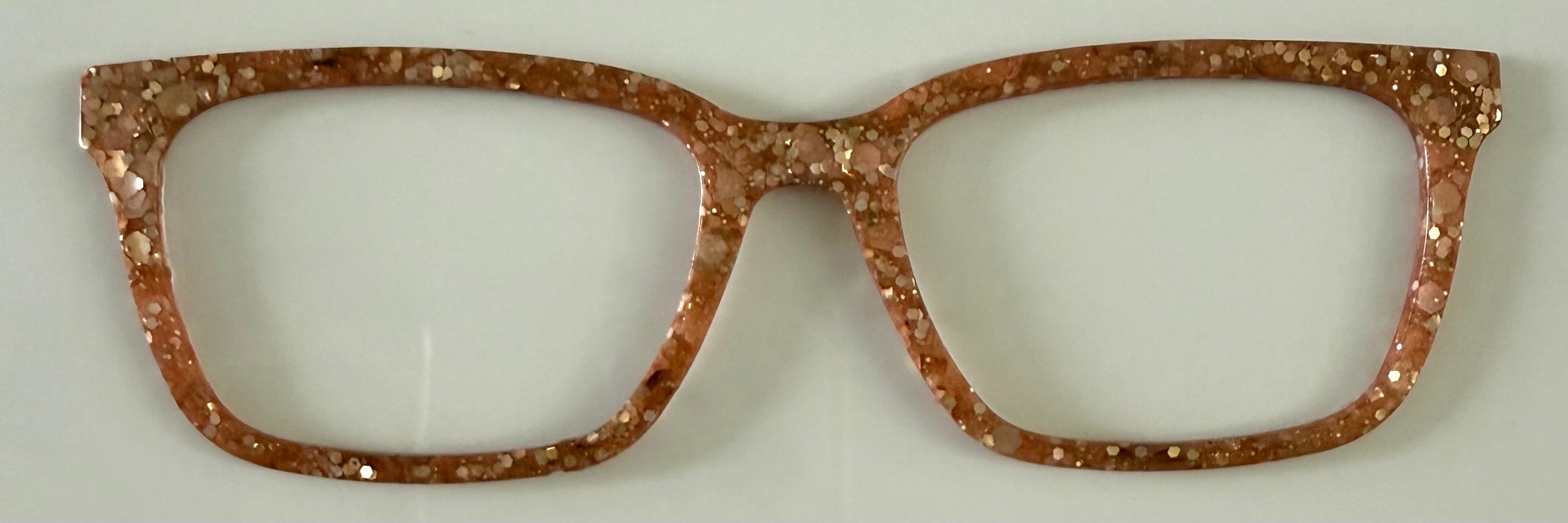 Larkin Topper; copper chunky glitter