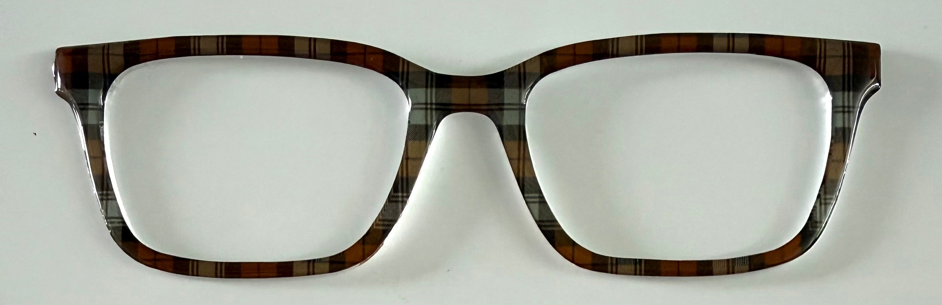 Larkin Topper; dark toned plaid