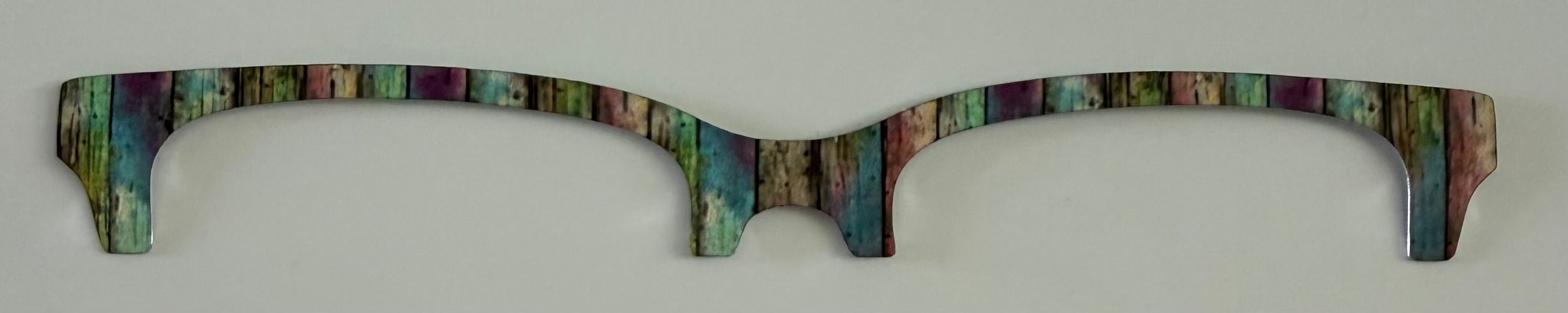 Larkin Brow Topper; wood planks
