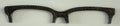 Larkin Brow Topper; gray glitter