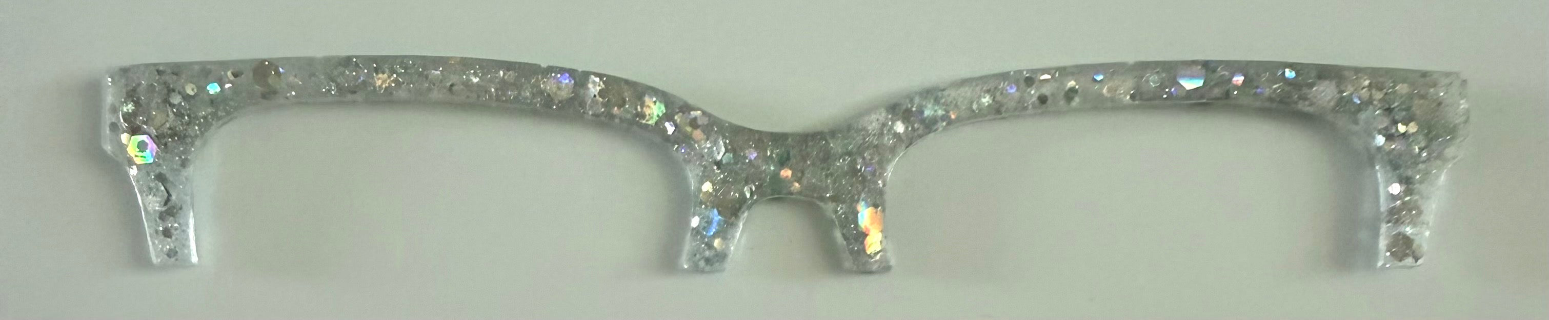Larkin Brow Topper; silver glitter