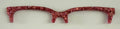 Larkin Brow Topper; red glitter