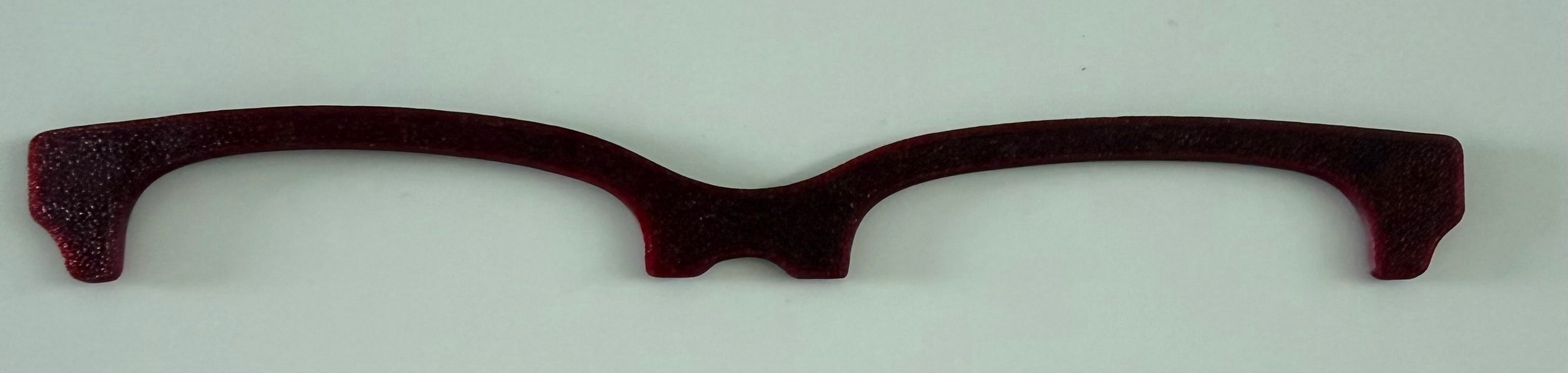 Larkin Brow Topper; wine red