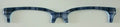 Larkin Brow Topper; blue plaid