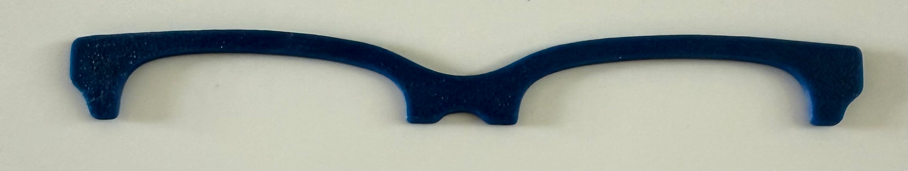 Larkin Brow Topper; deep blue