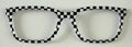 Larkin Topper; black and white checkered