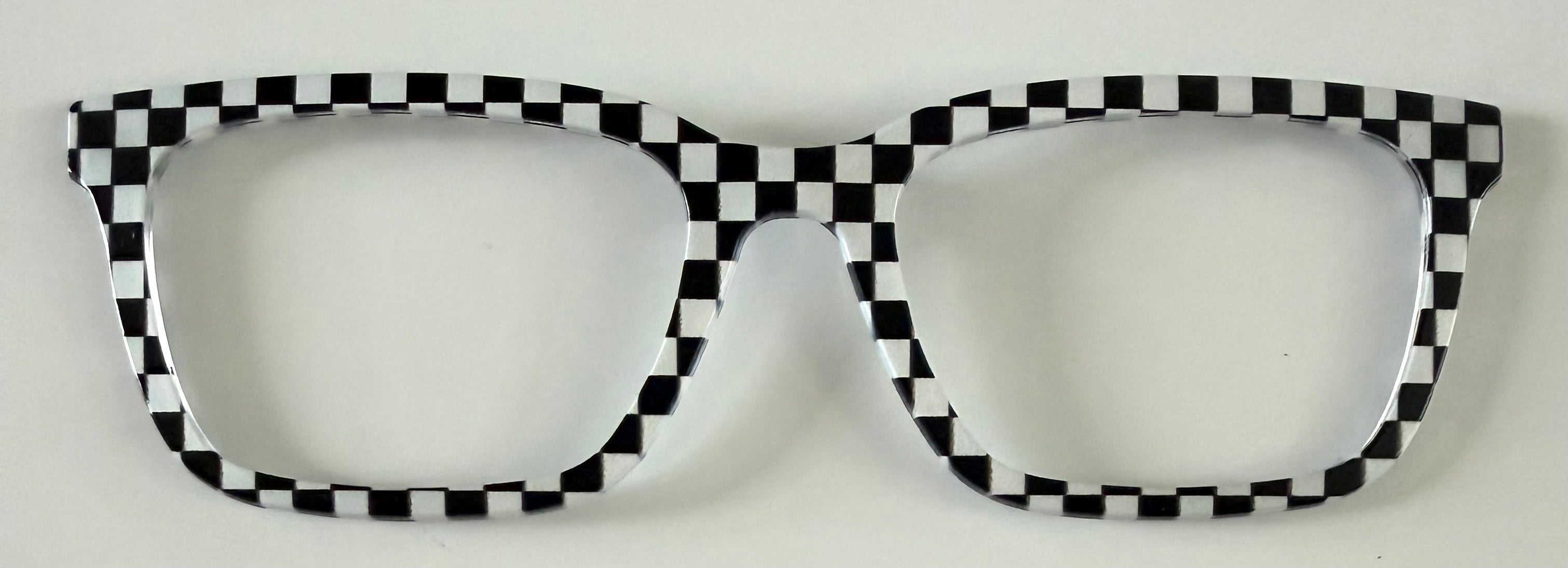 Larkin Topper; black and white checkered