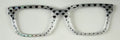 Larkin Topper; black hearts and dots