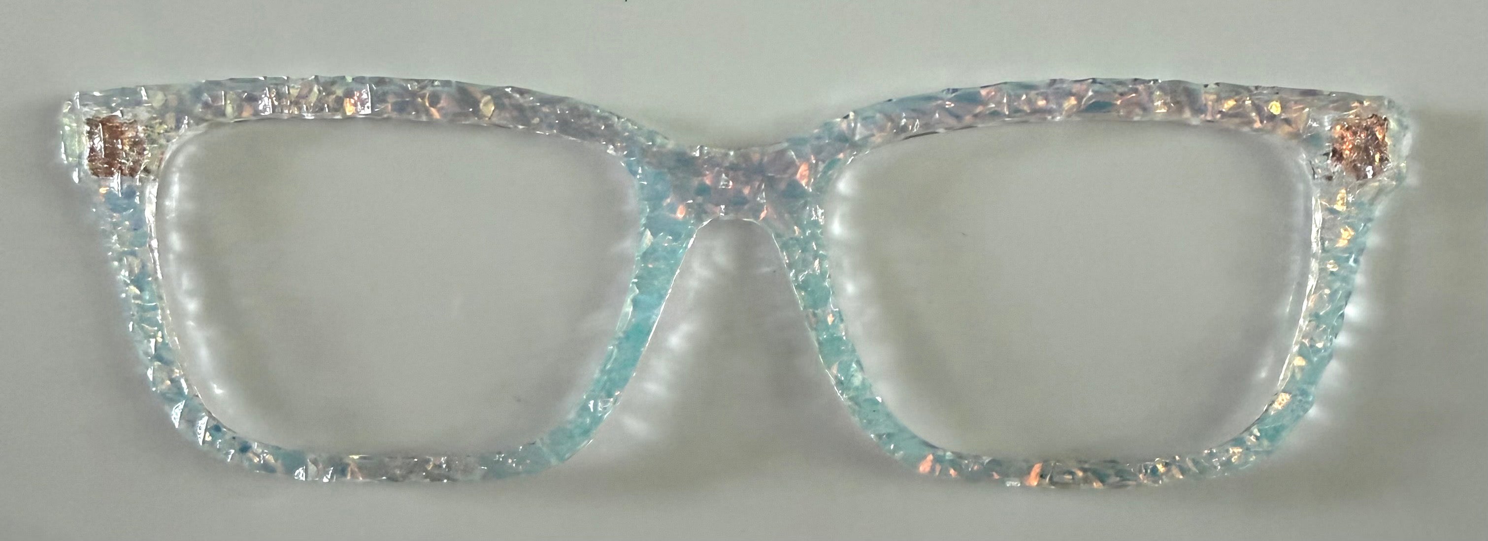 Larkin Topper; clear textured 2