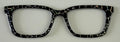 Larkin Topper; black and silver crackle